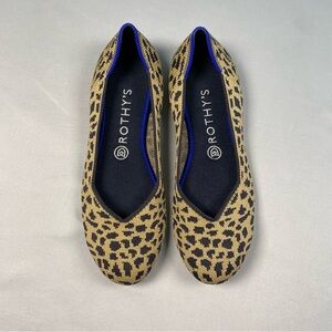 Rothy's Women’s Leopard Print Flats Size 8.5